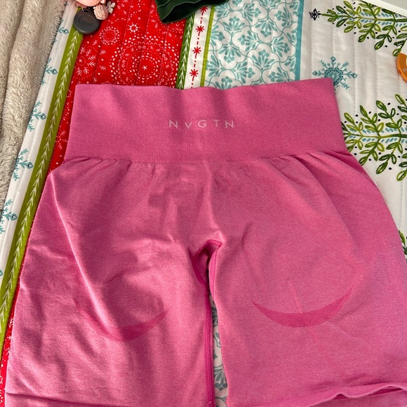NVGTN Pants - NVGTN Pink Athletic Shorts